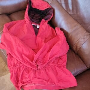 Nike Womens Red Hooded Jacket Large 14-16.